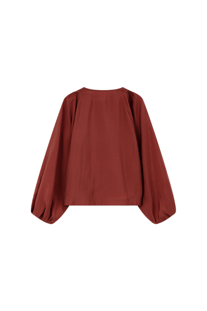 French Round Neck Lyocell Shirt