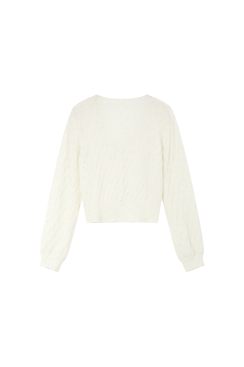 Sequin Texture Knitted Jacket