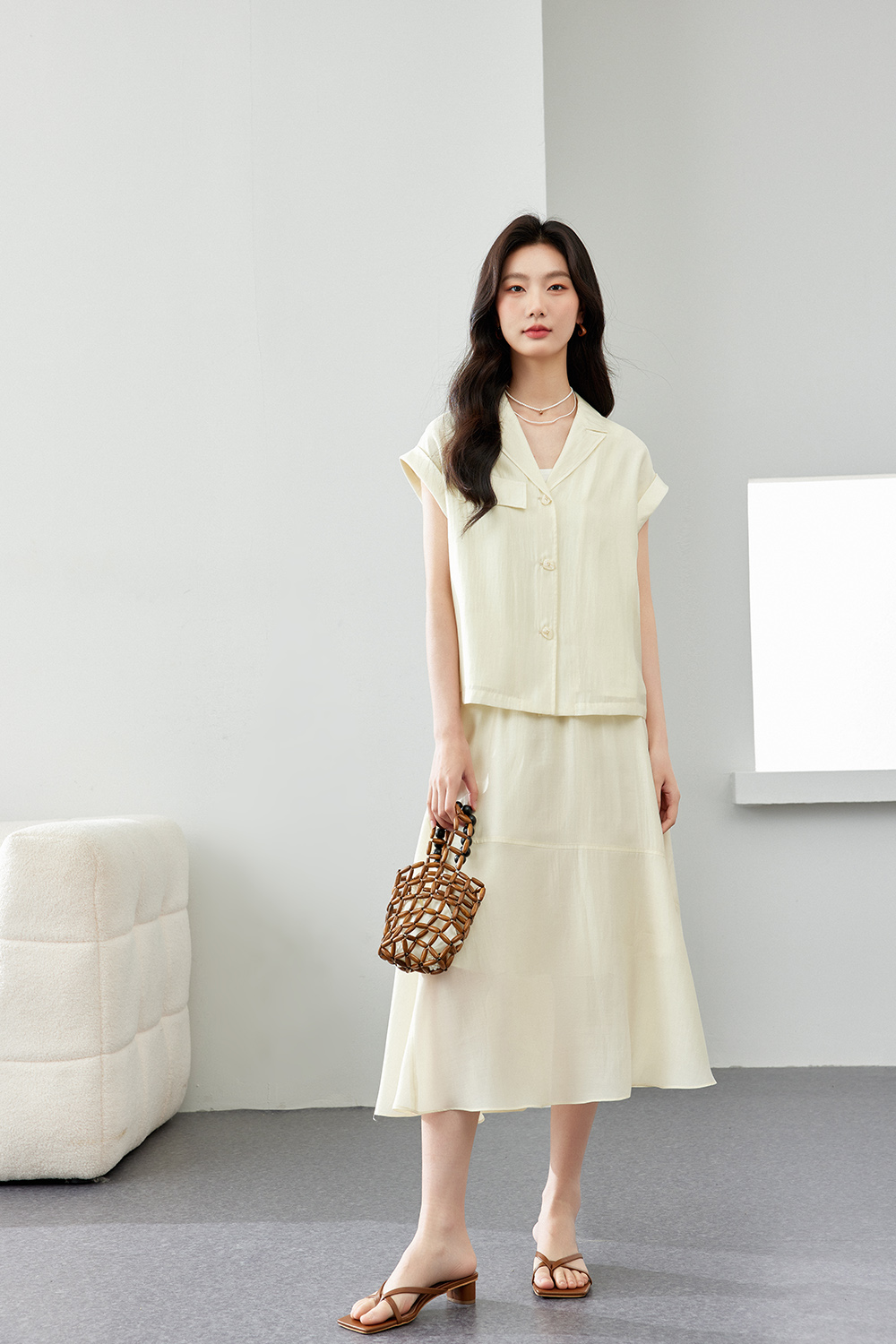 Unrestrained comfortable Lyocell suit.