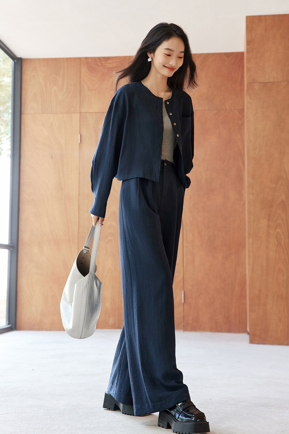 Casual Loose Linen Two-Piece Suit
