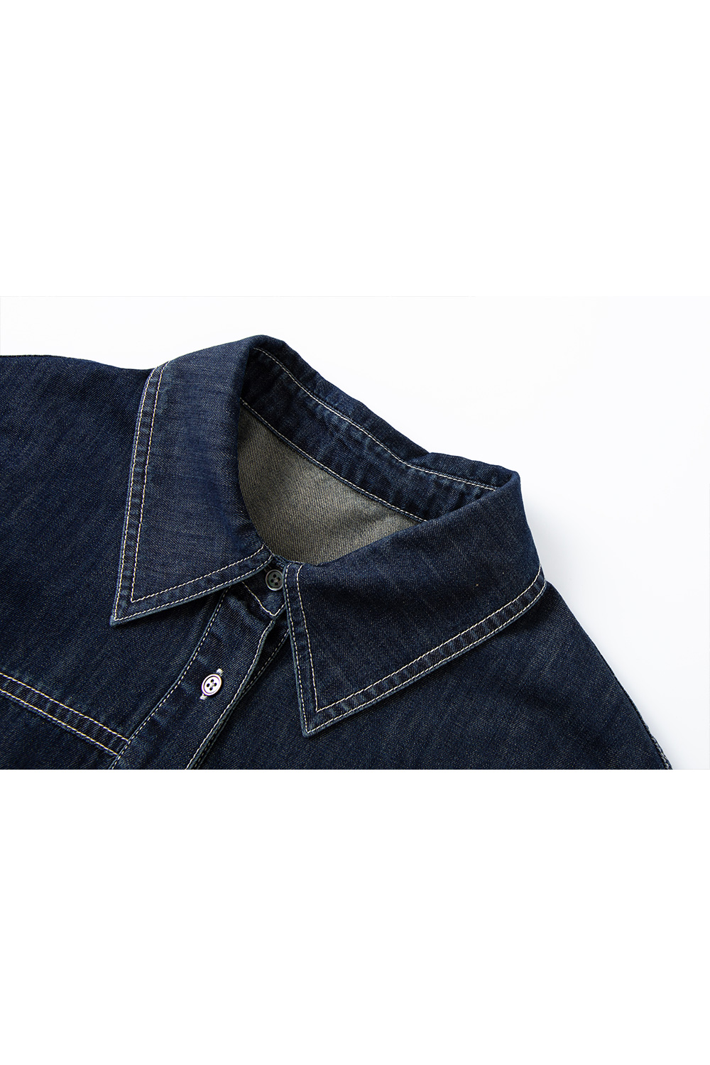 Tie-Up Drape Denim Suit