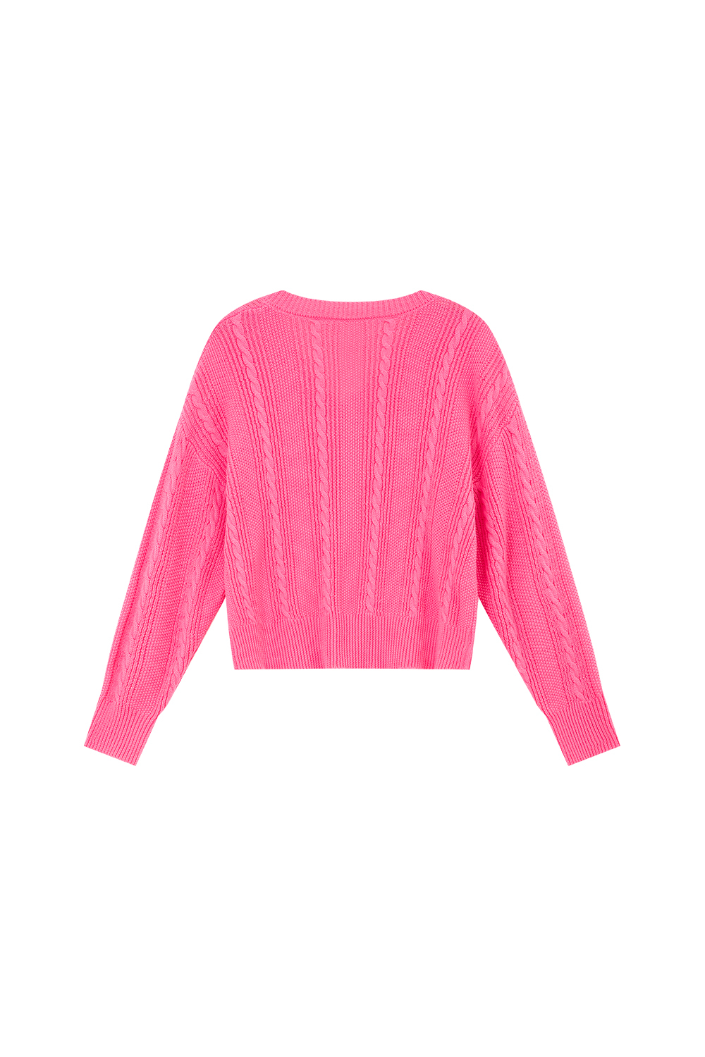 Textured Lazy Knitted Sweater