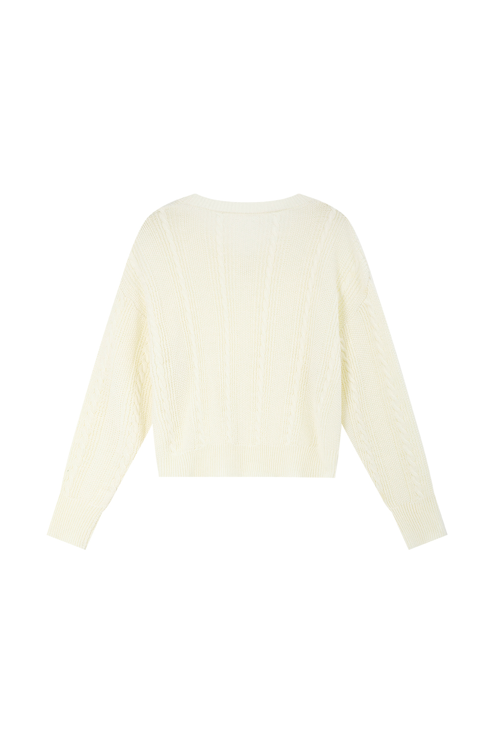 Textured Lazy Knitted Sweater