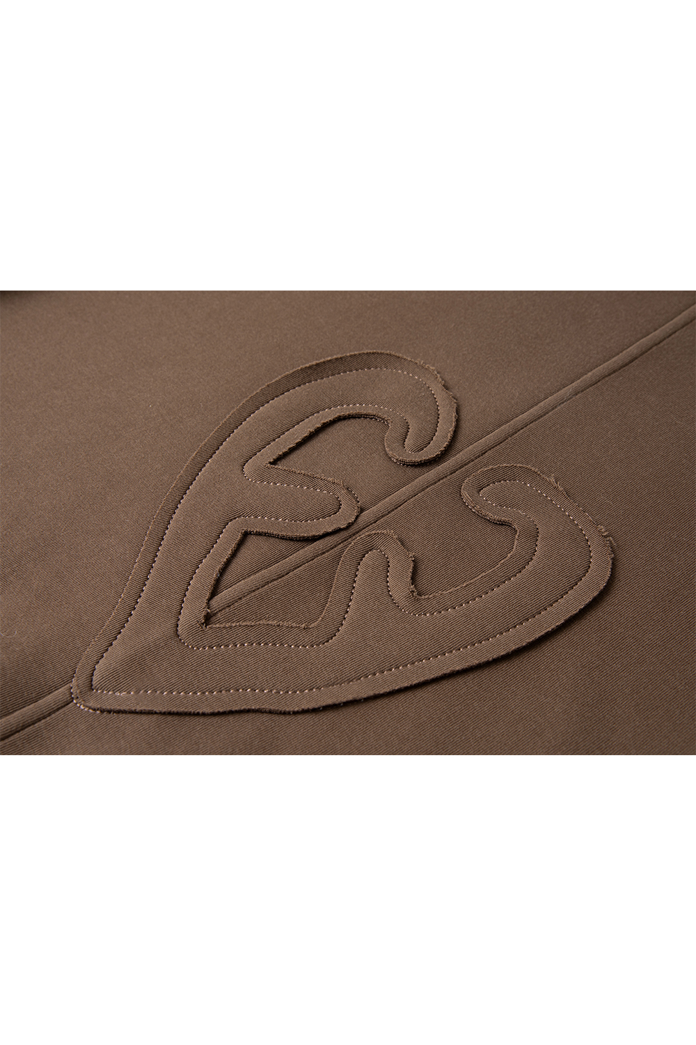 Heart Patch Embroidery Sweatshirt