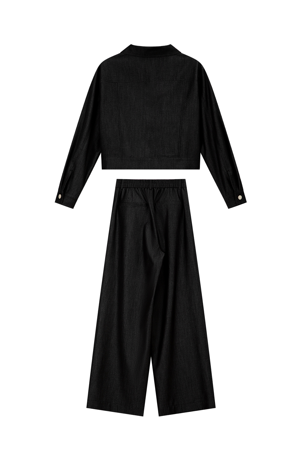 Vintage Relaxation Feeling Black Suit