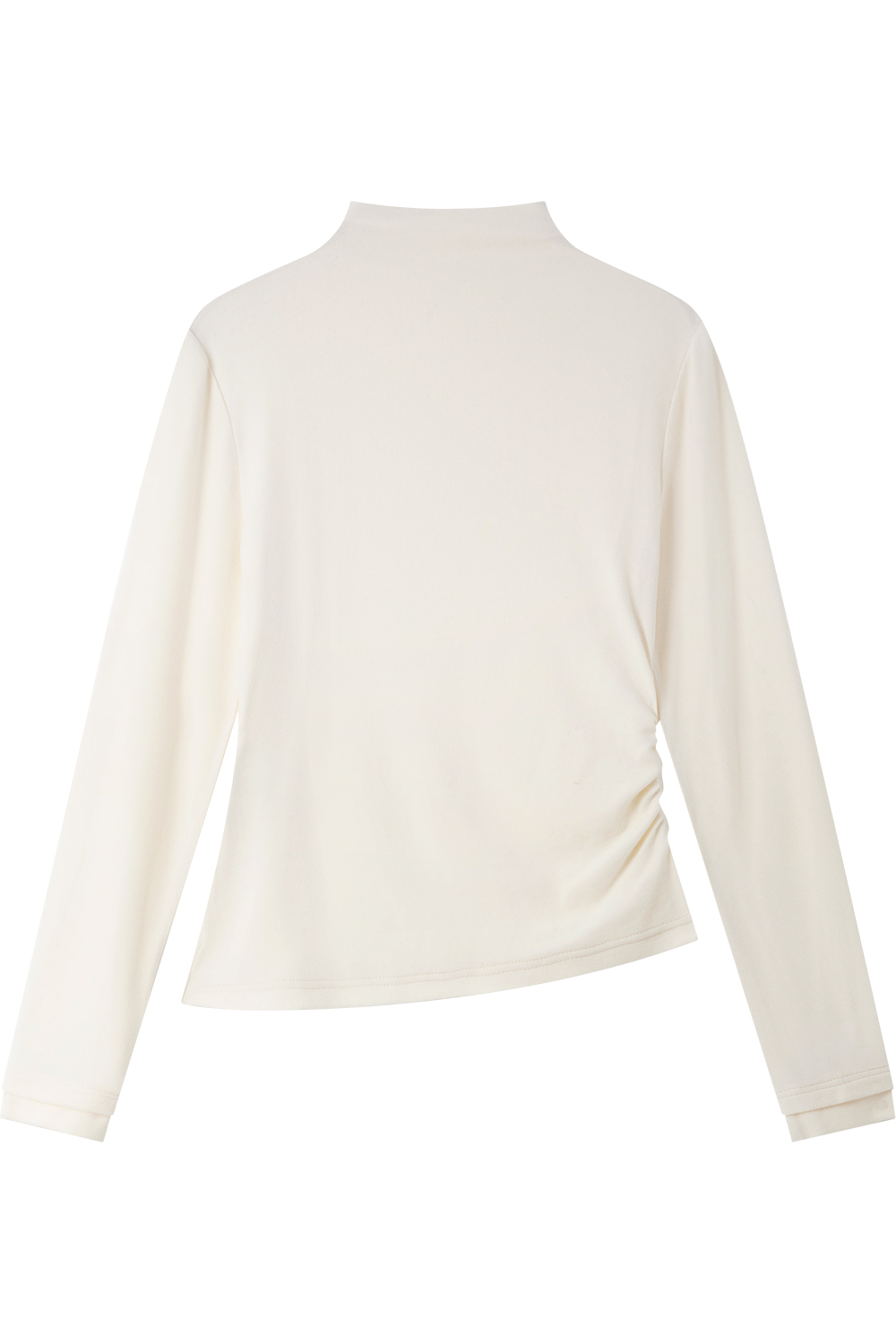 Irregular Hem Knitted Bottoming Shirt-VIMLYSTORE