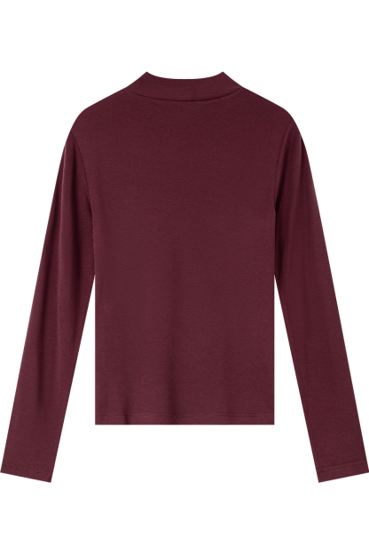 Wool Blend Half Turtleneck Knitted Bottoming Shirt