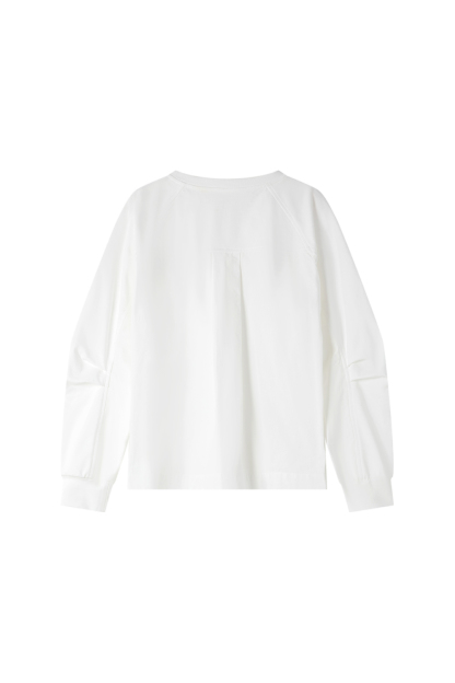 Split Spliced Pure Cotton Shirt