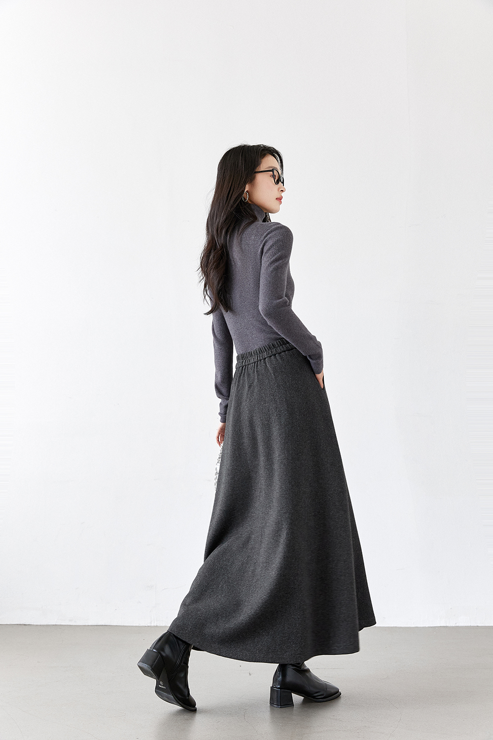Slimming A-Line Skirt-VIMLYSTORE
