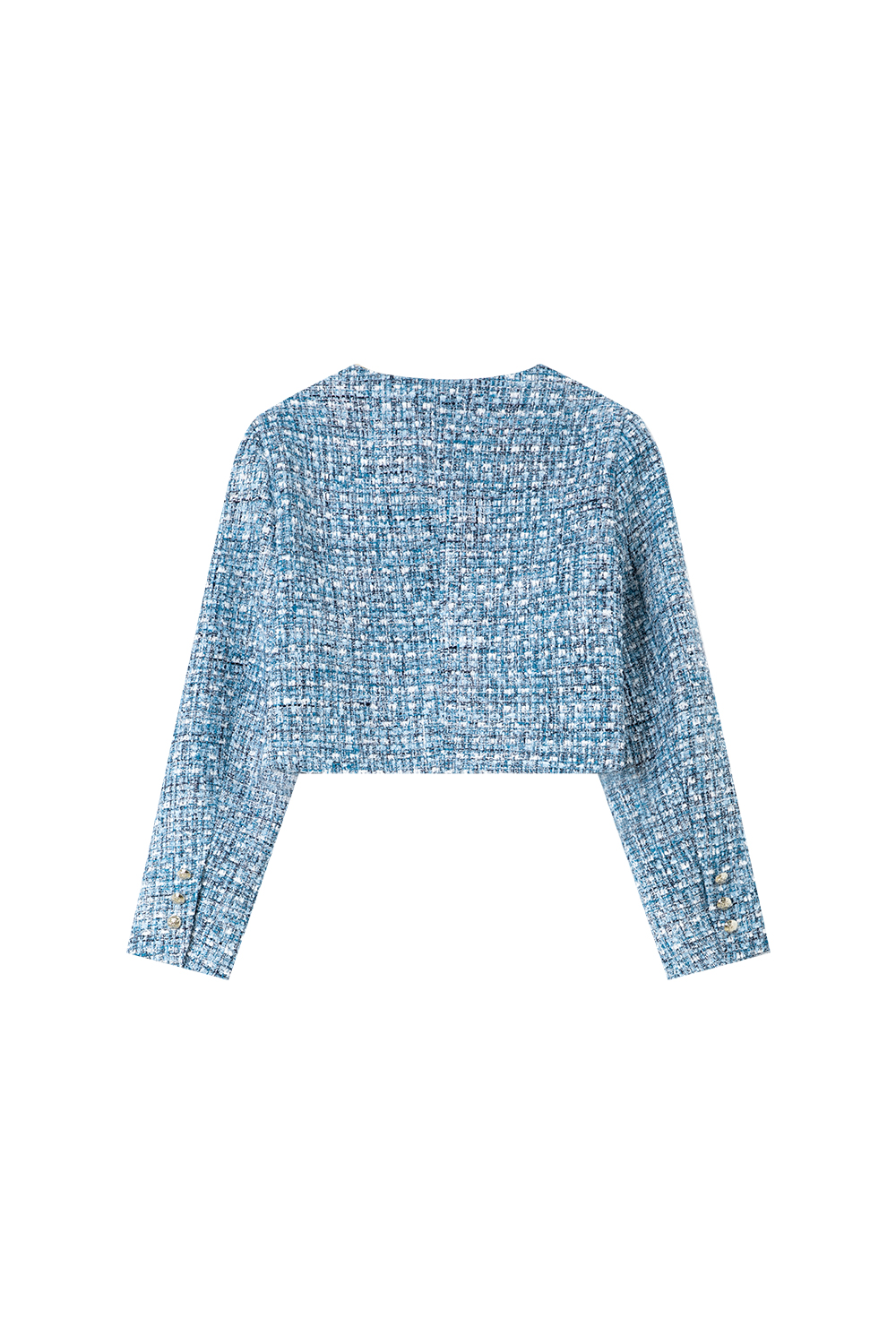 French Tweed Short Jacket-VIMLYSTORE