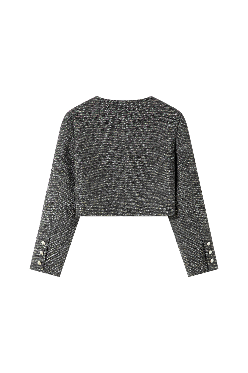 French Tweed Short Jacket-VIMLYSTORE