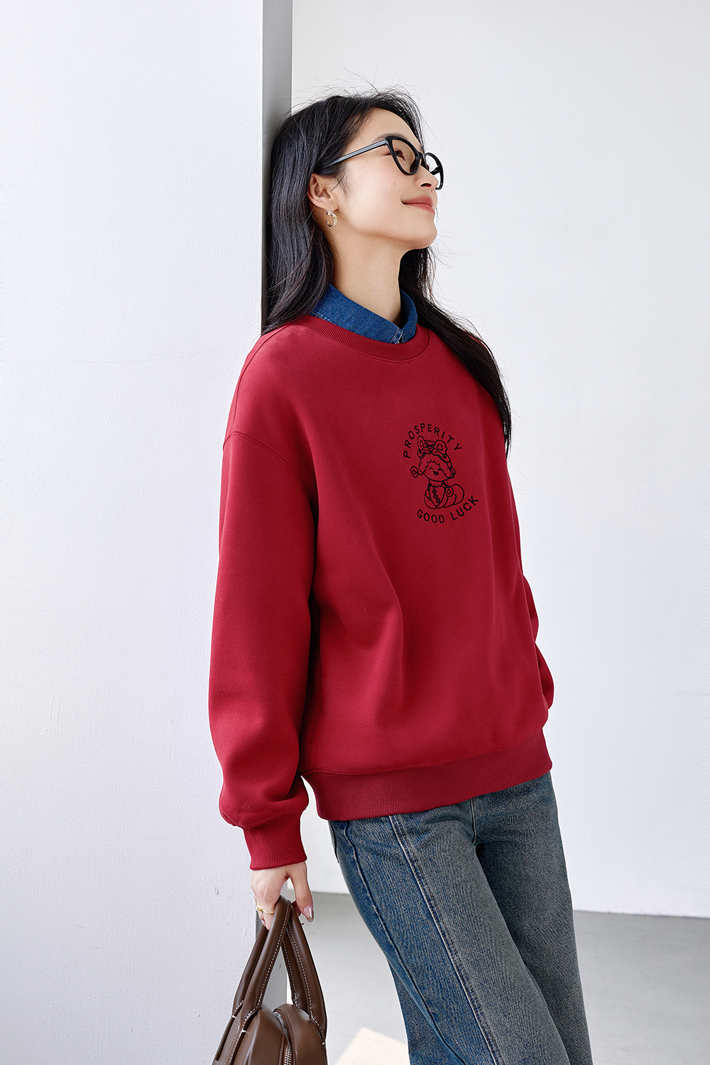 Fun printed design sweatshirt-VIMLYSTORE