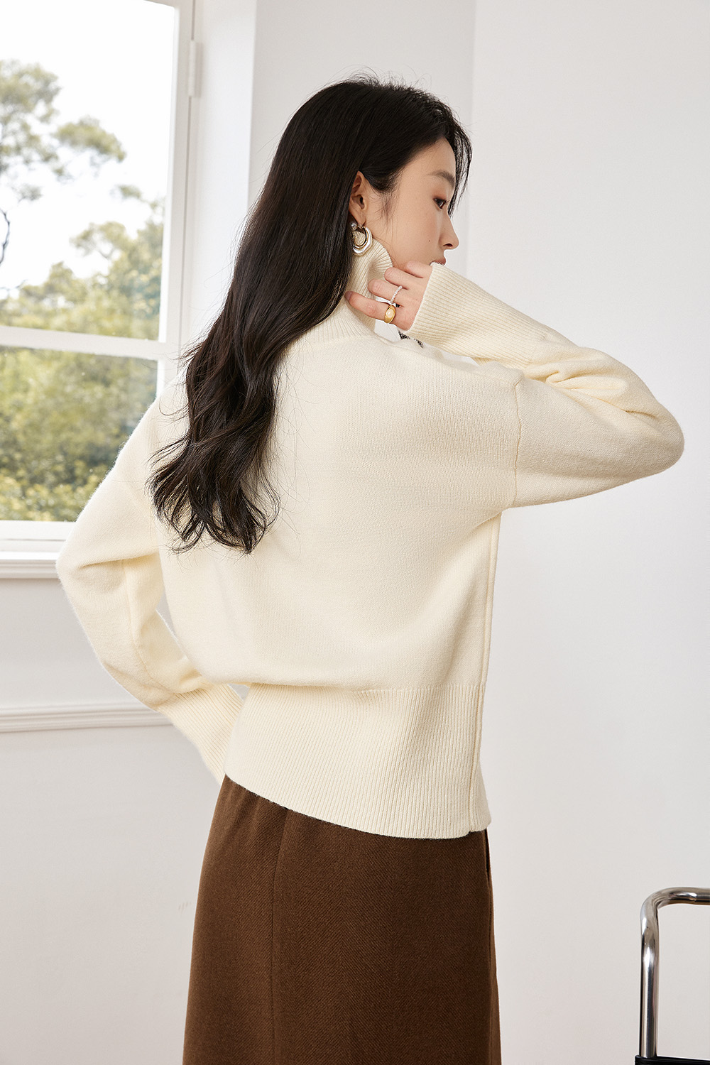 Lazystyle Warm Knitted Sweater-VIMLYSTORE