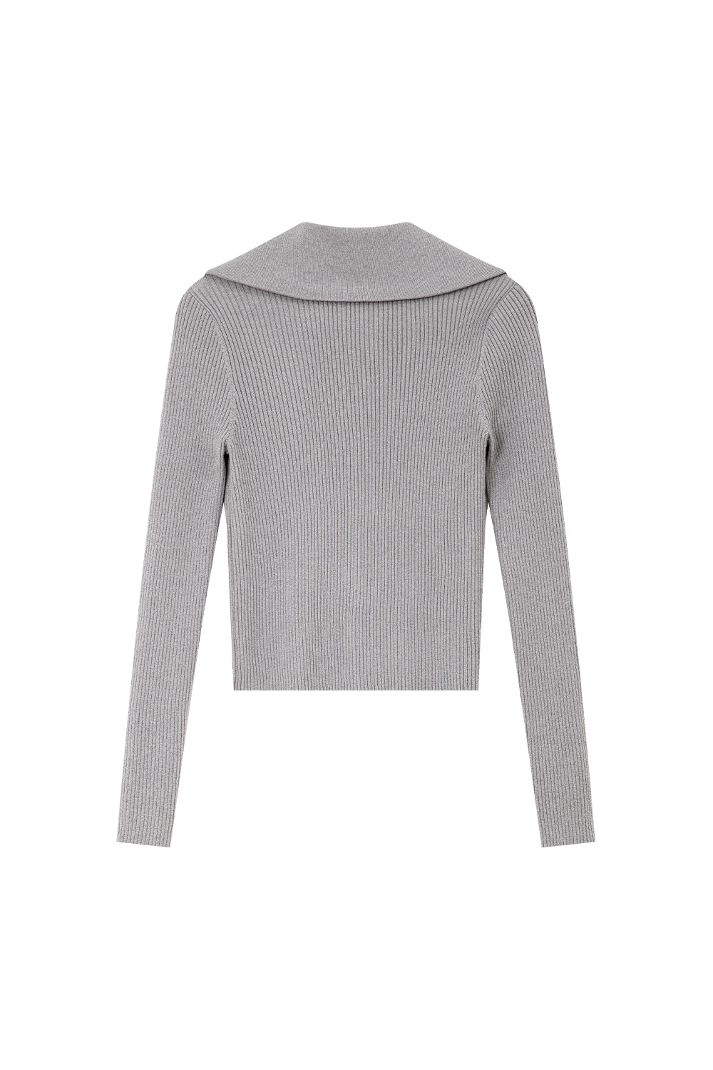 Doubleheaded Zipper Knitted Cardigan-VIMLYSTORE