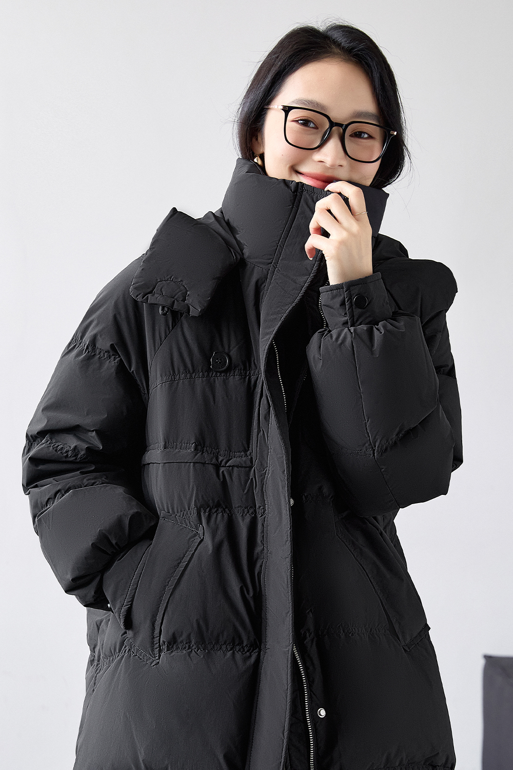 Thick casual down jacket