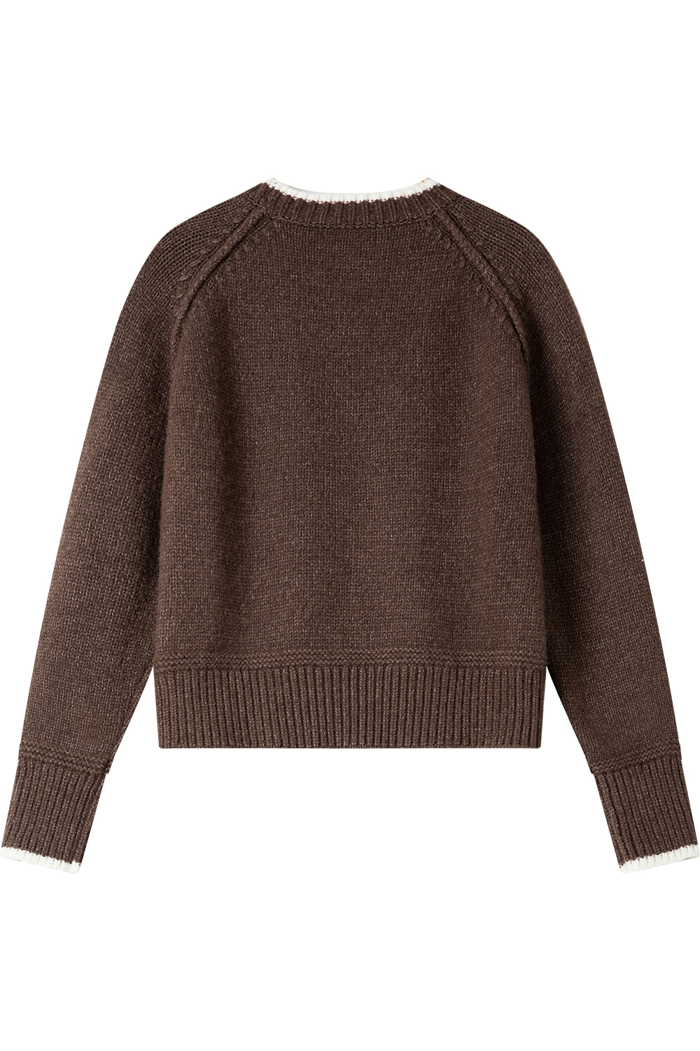 Warm Soft Grey Crewneck Sweater-VIMLYSTORE