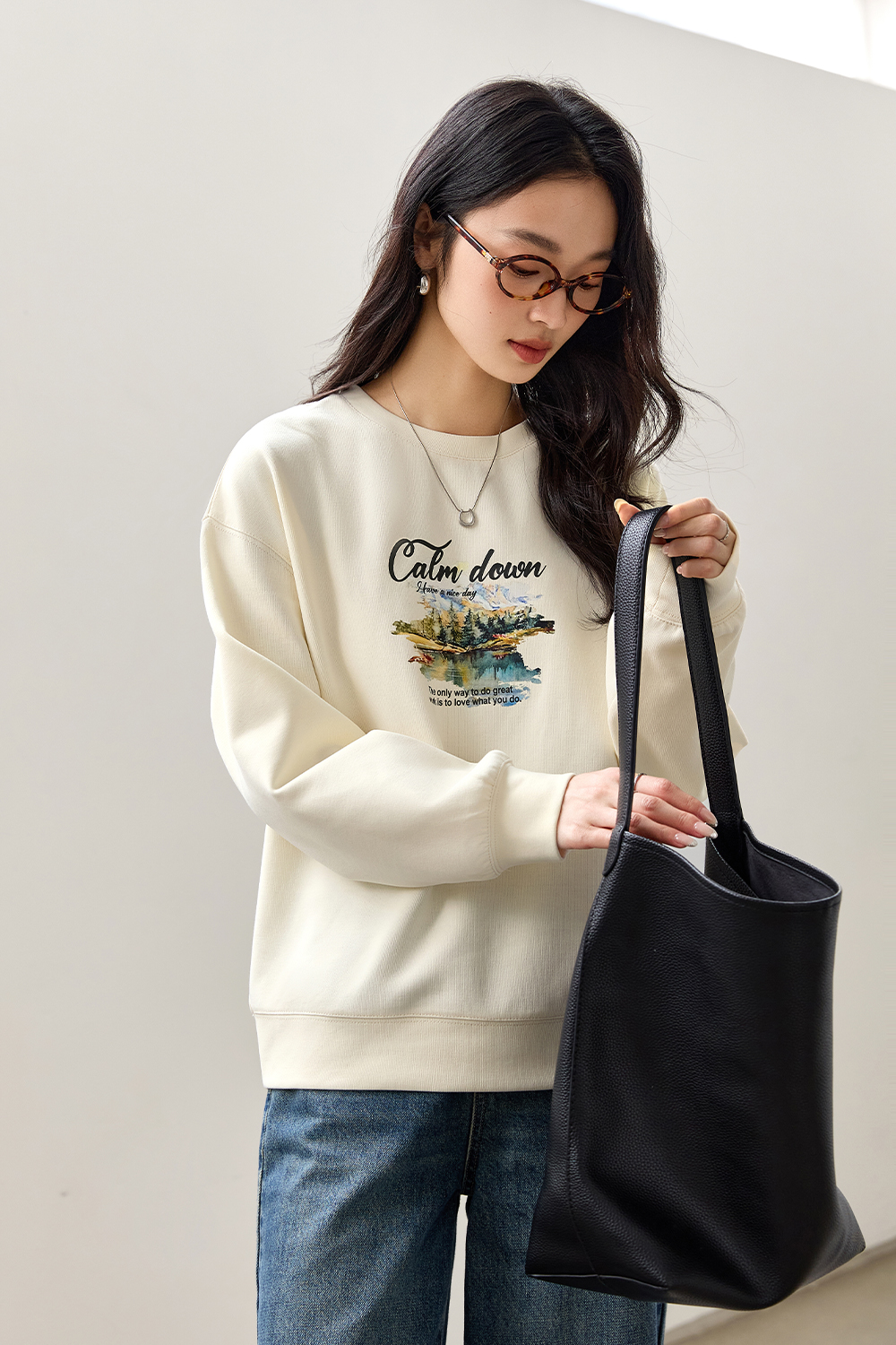 Funny Printed Sweatshirt-VIMLYSTORE
