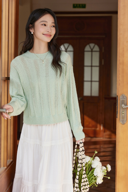 Small Hollow-out Knitwear