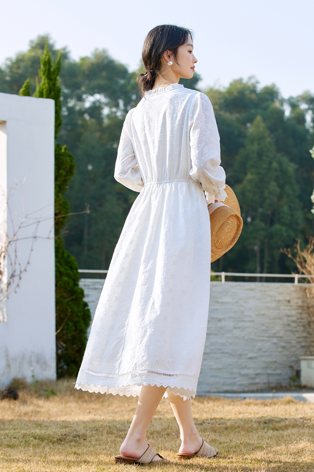 Vacation Embroidered Dress