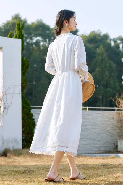 Vacation Embroidered Dress