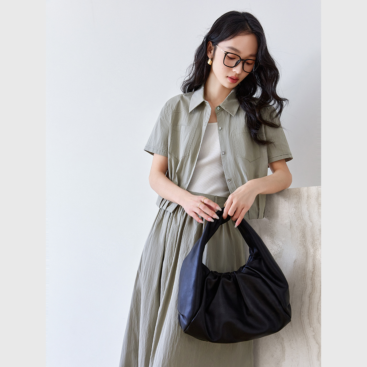 Pure Color Elegant Lady Suit
