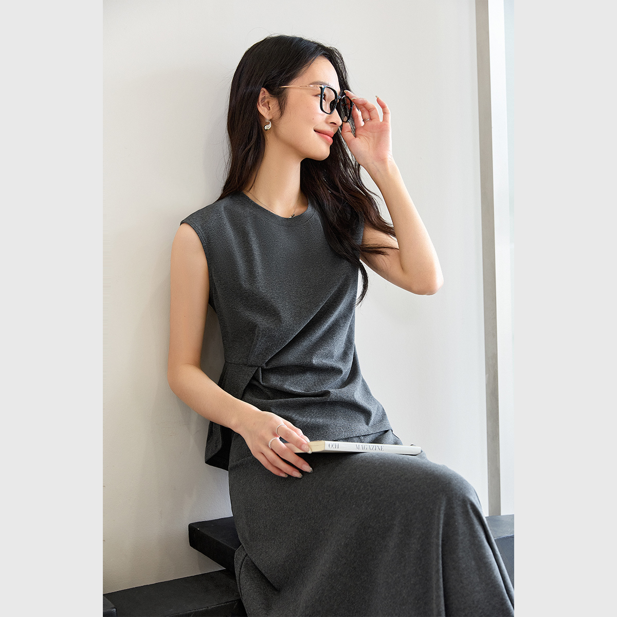 Slit Loose Casual Suit