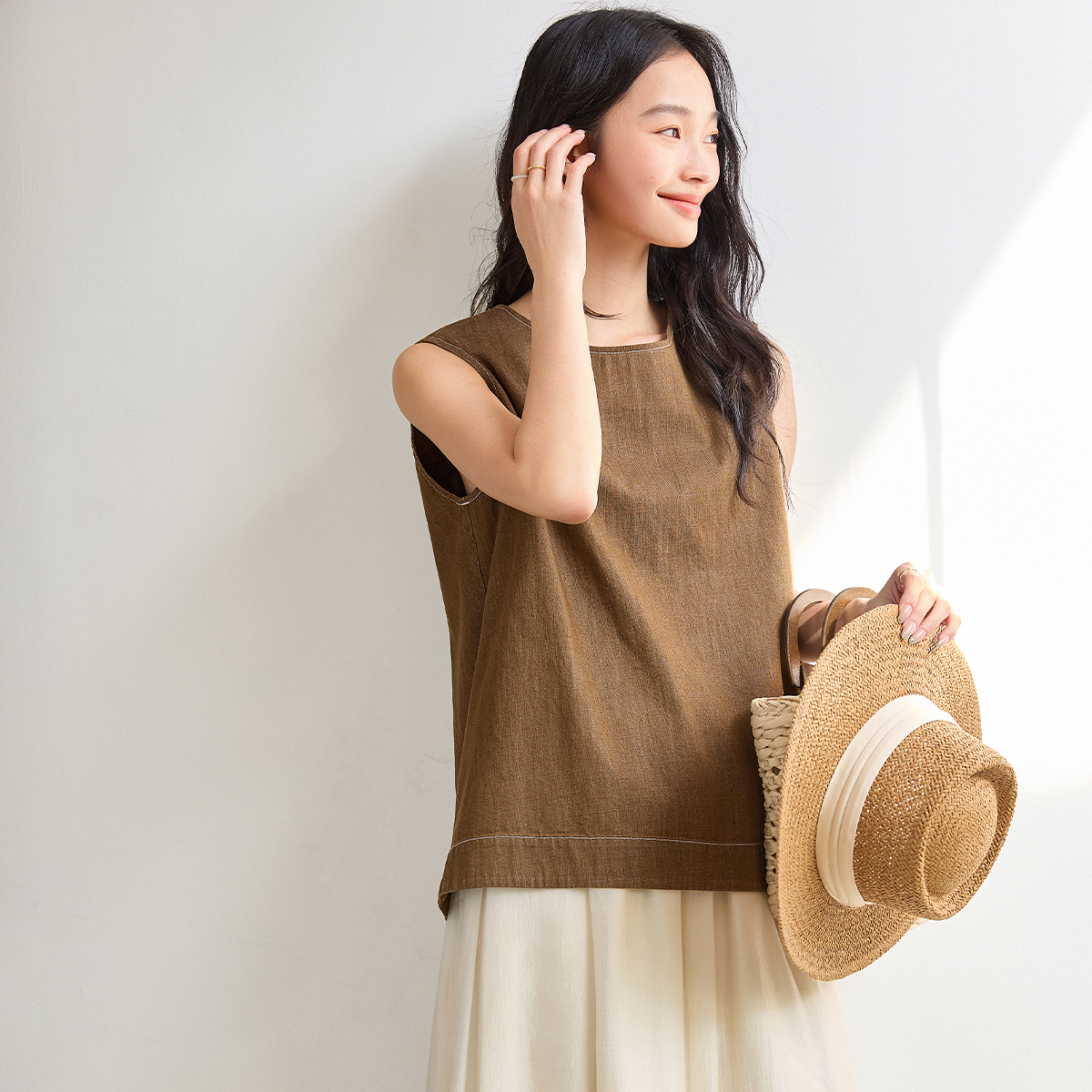 Cross Hollow Design Vest