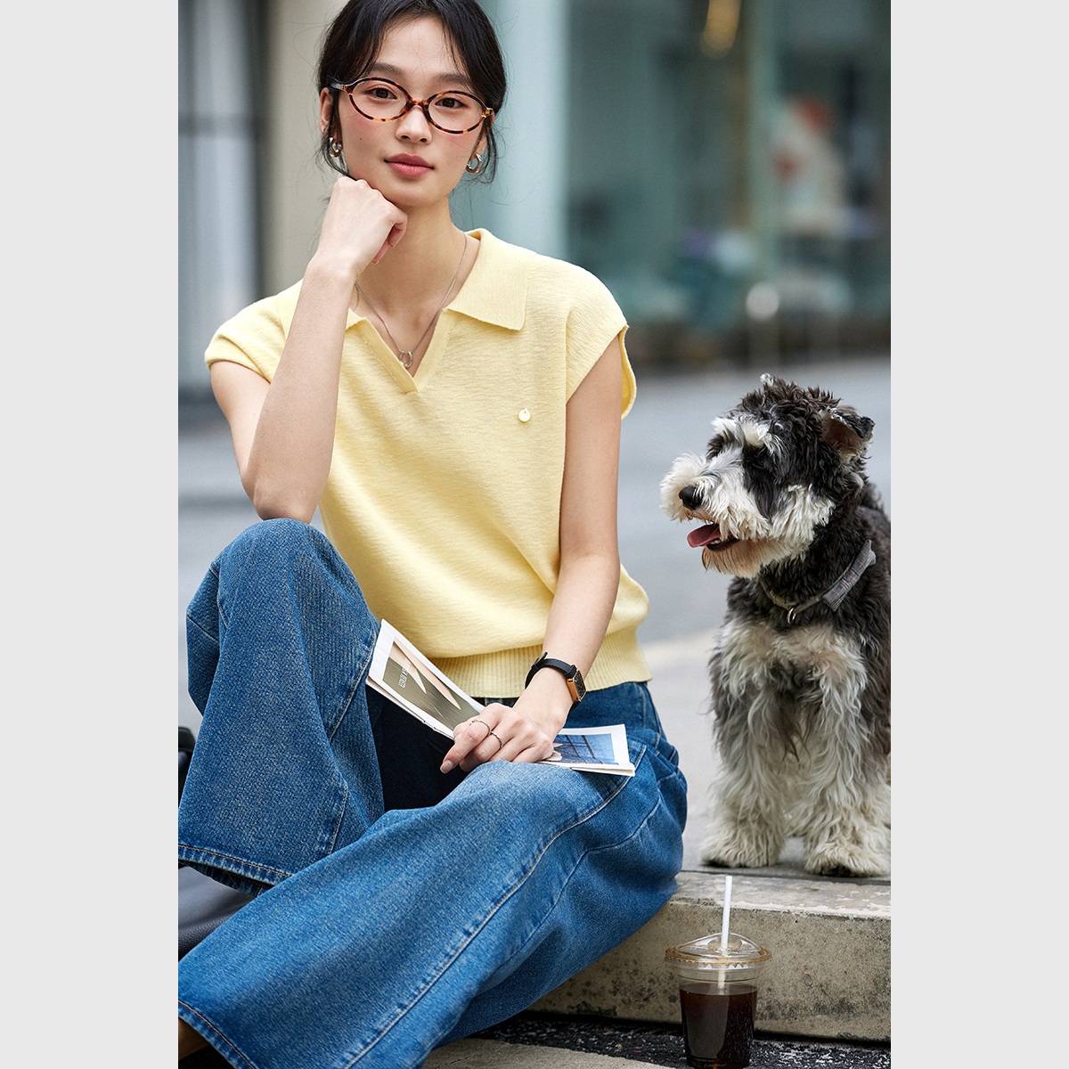 Casual Sleeveless Sweater