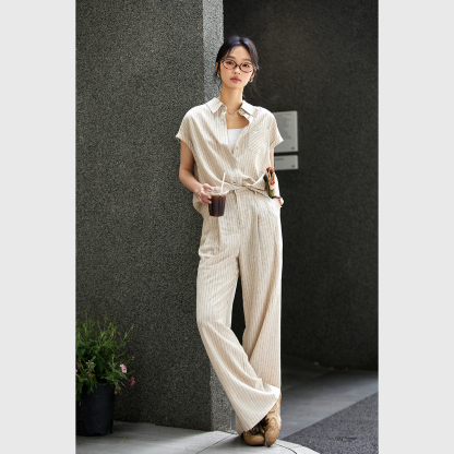 Striped Casual Suit