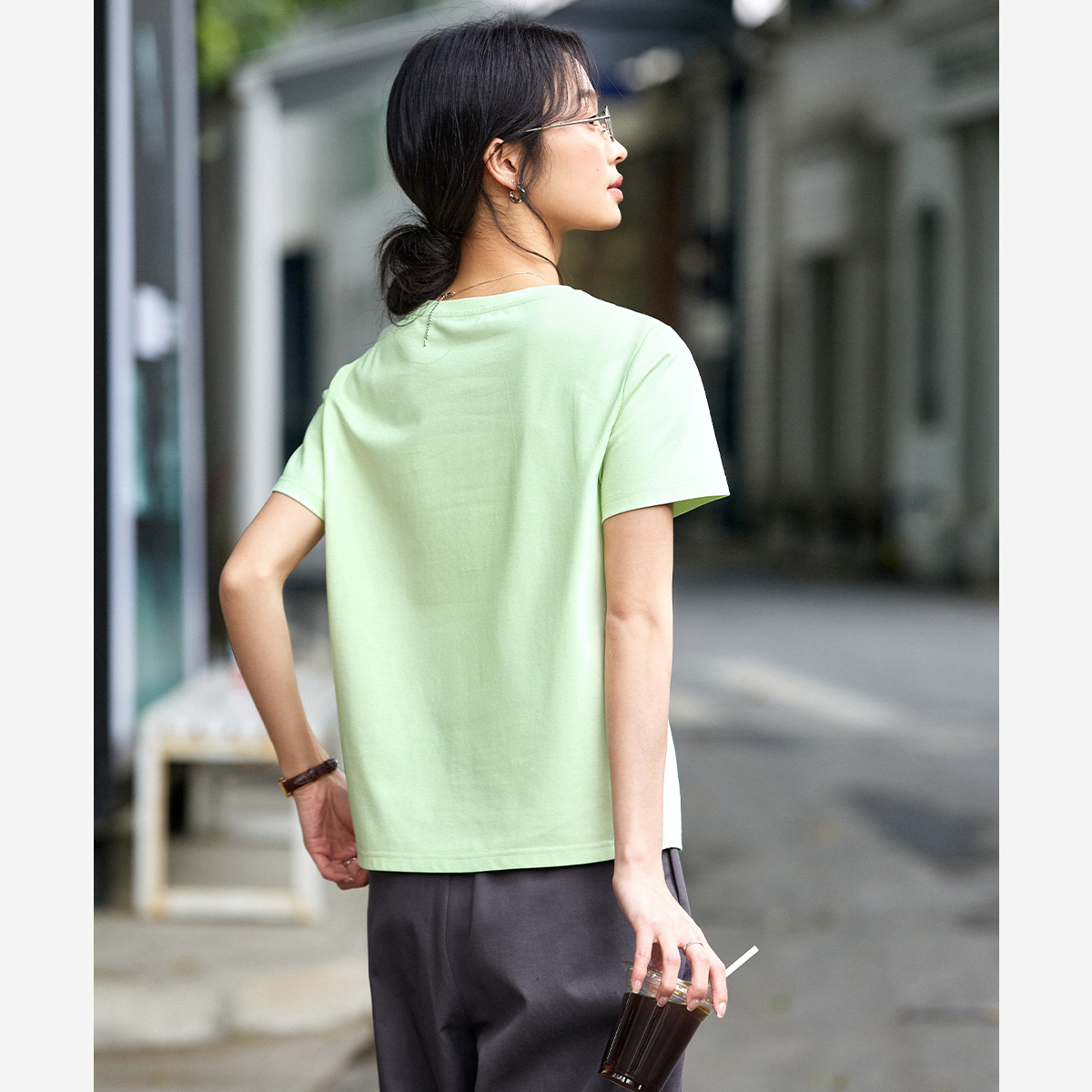Lace Embroidery Casual T-Shirt