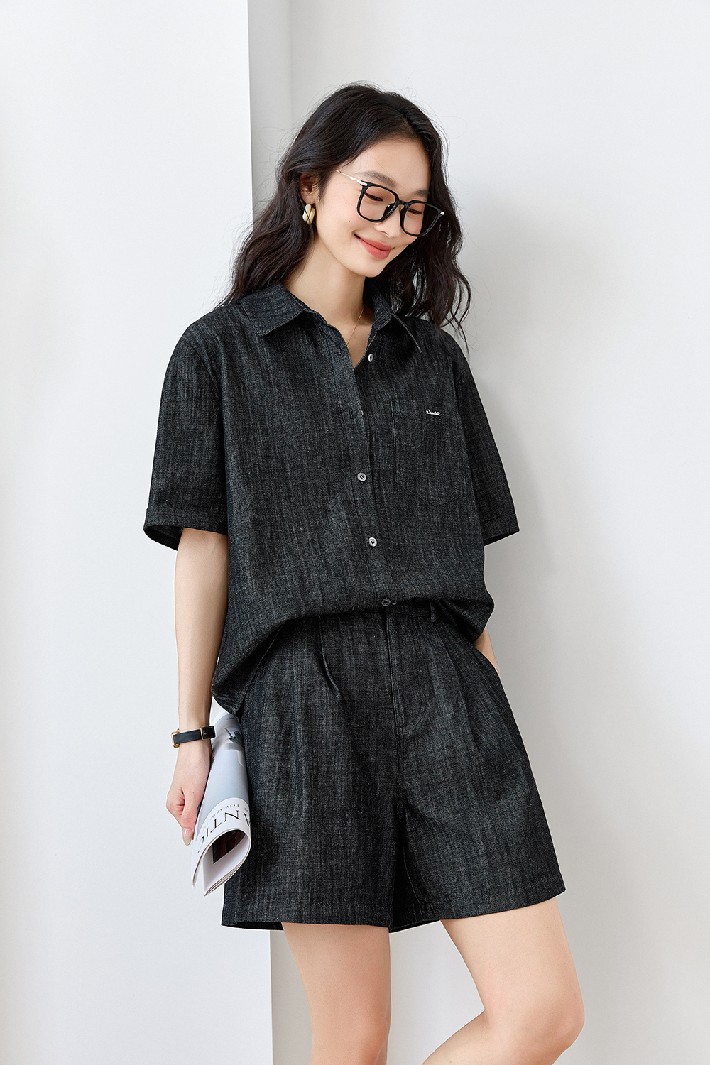 100% Cotton Casual Denim Suit-VIMLYSTORE