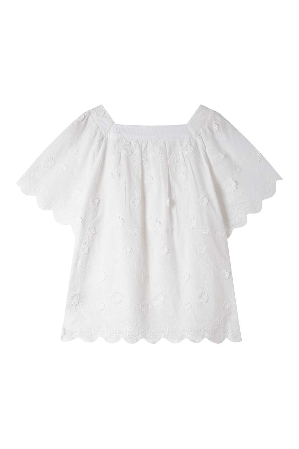 100% Cotton 3D Flower Shirt