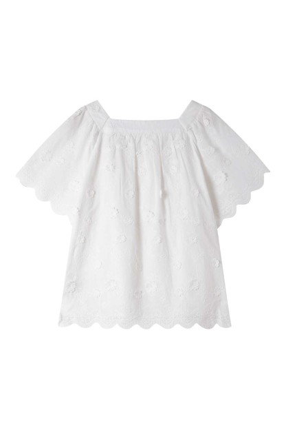 100% Cotton 3D Flower Shirt