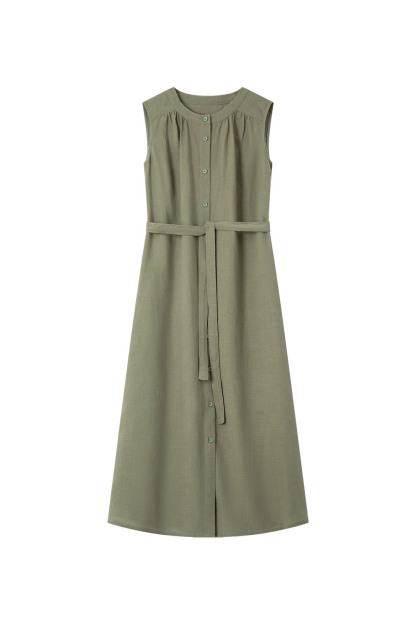 Lyocell Linen Blend Dress