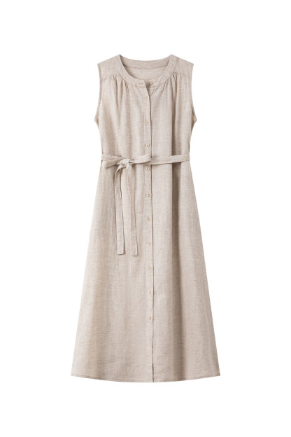 Lyocell Linen Blend Dress