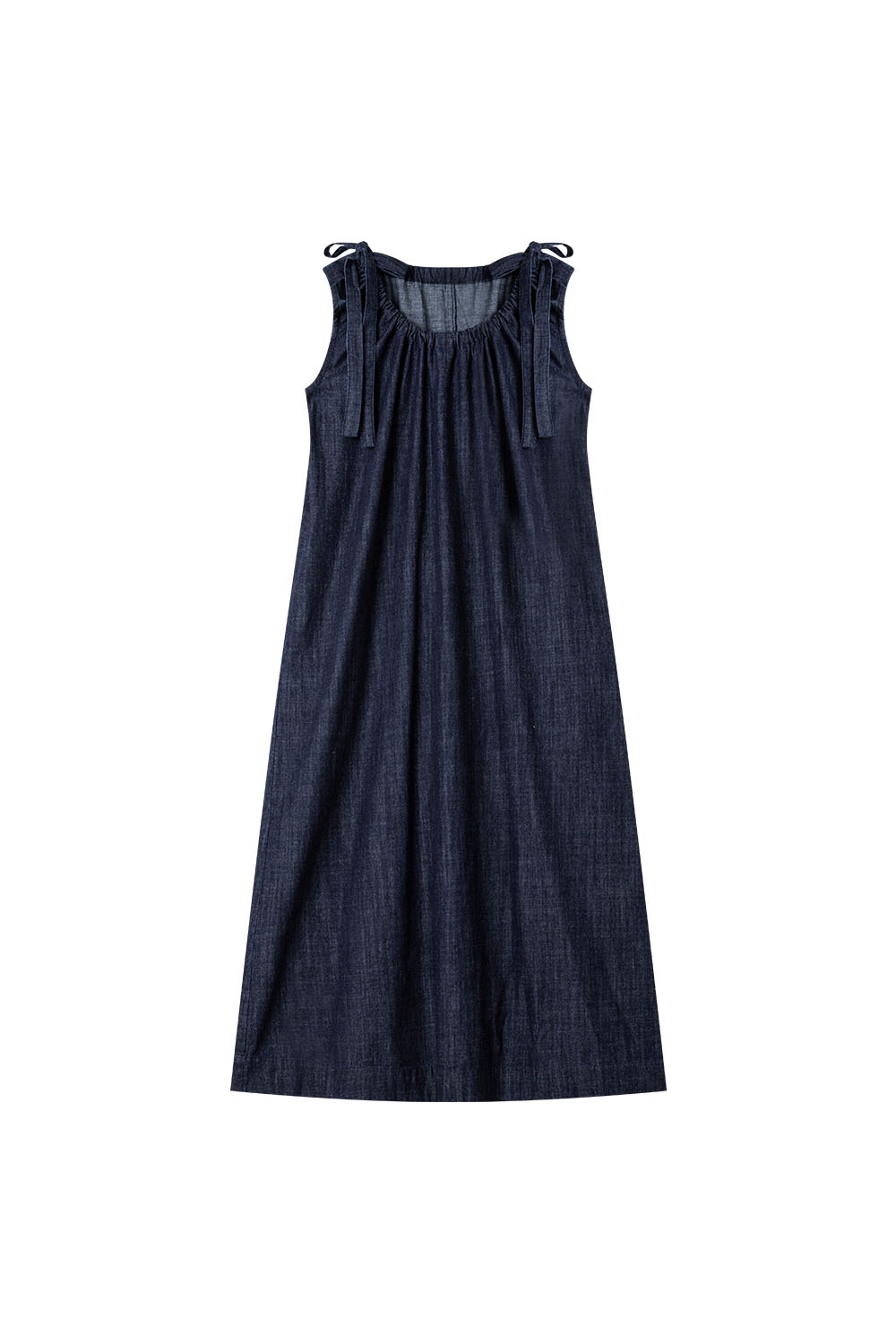 100% Cotton Sleeveless Denim Dress