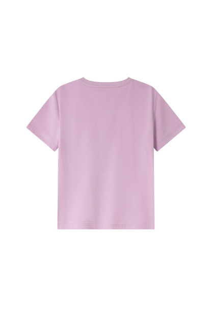 Kitten Sequin Embroidered Straight T-Shirt