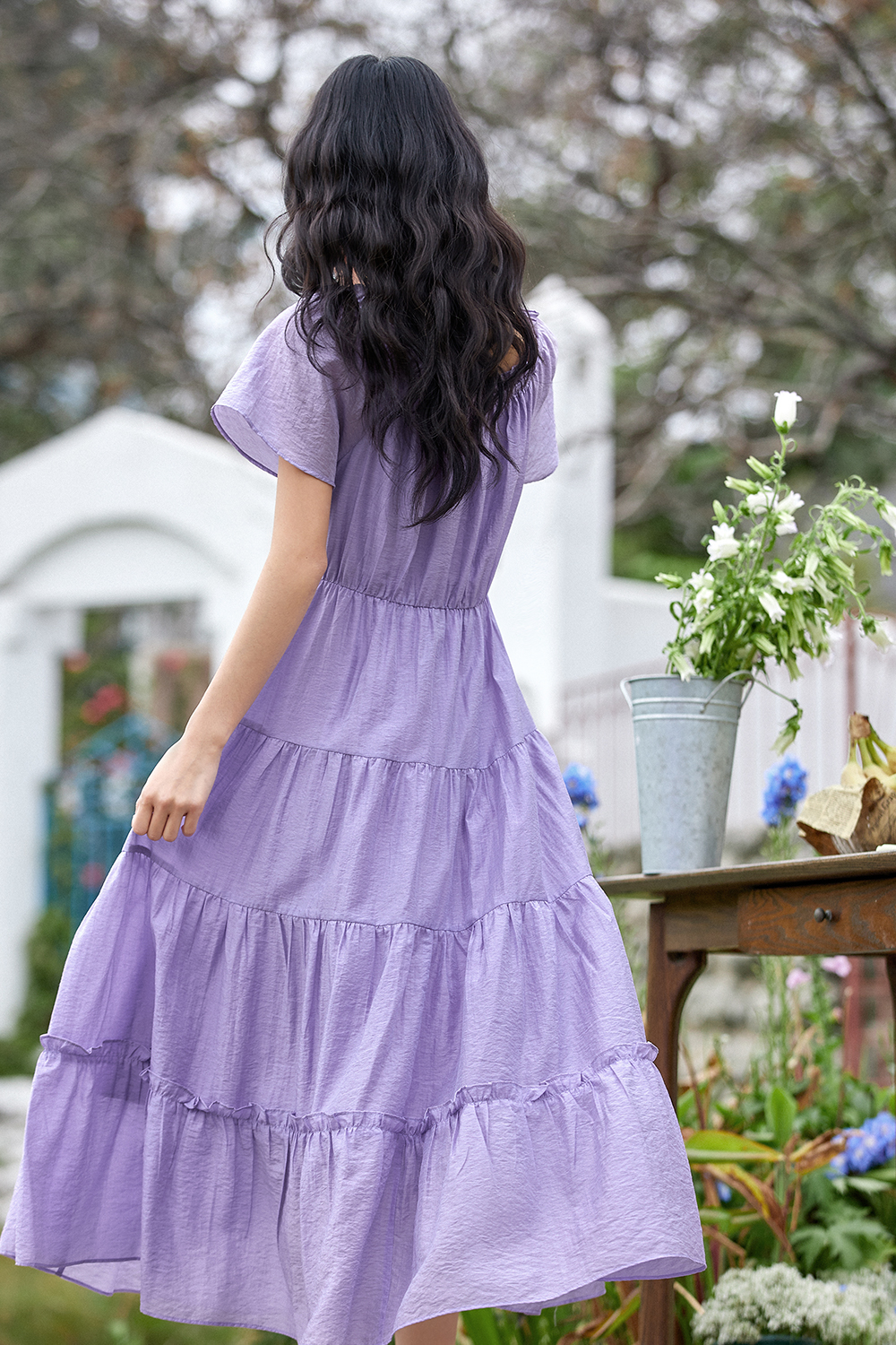 Elegant Loose Cake Dress-VIMLYSTORE