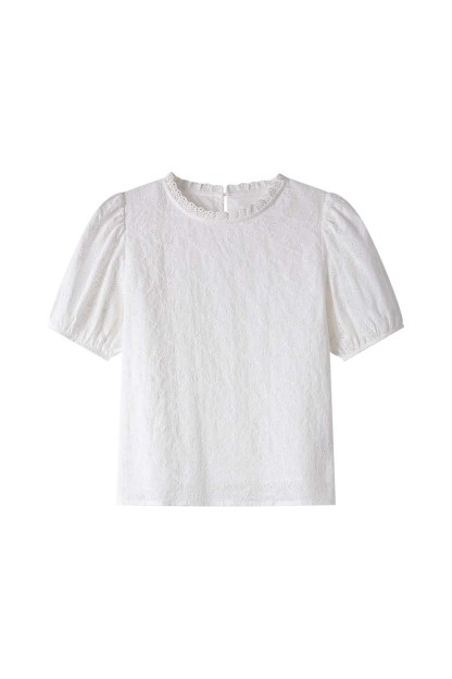 Elegant Shirt In Cotton Jacquard