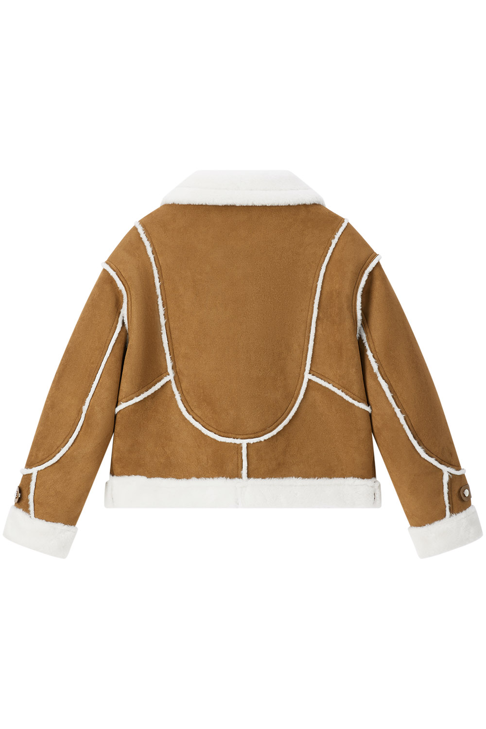 Leather and fur jacket-VIMLYSTORE