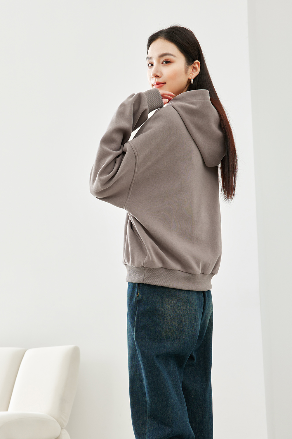 Casual Hooded Sweatshirt