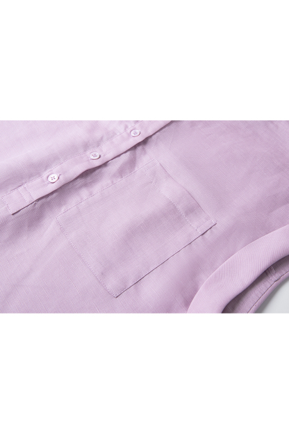 Commute-Chic Mini-Stand Collar Sleeveless Blouse-VIMLYSTORE