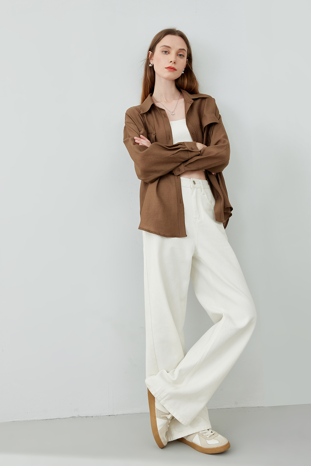 Casual drop sleeve shirt