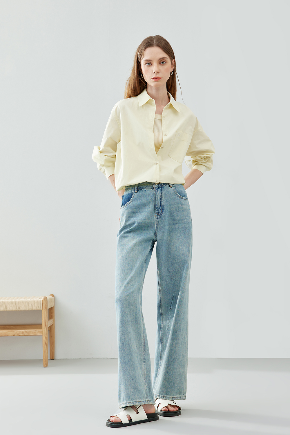 Pure Cotton Fresh Style Shirt