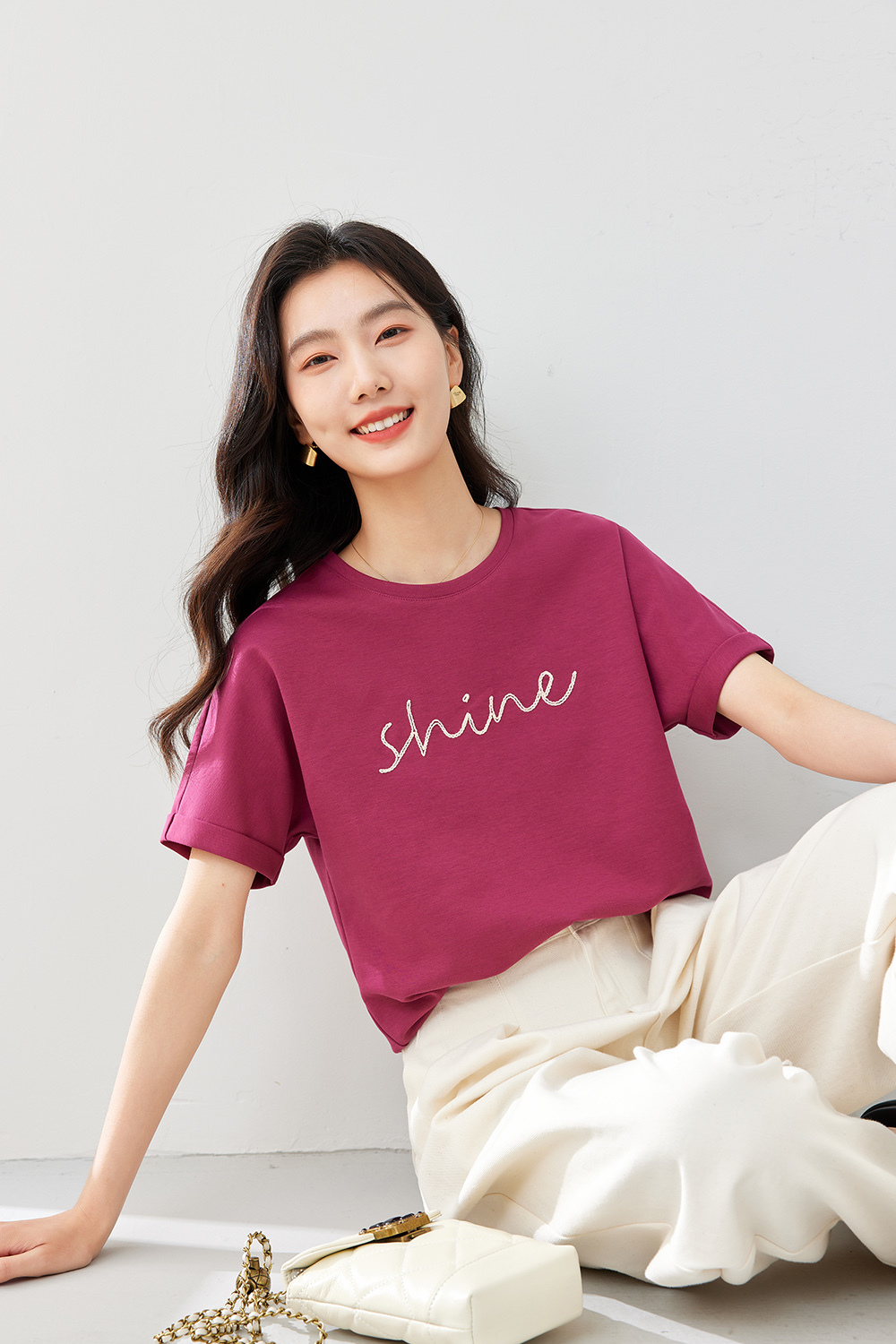 Simple Letter T-Shirt