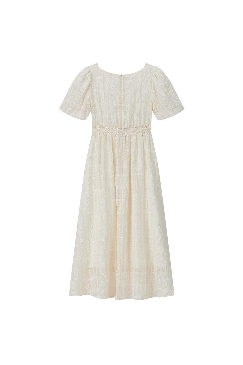 Hidden Plaid A-Line Skirt