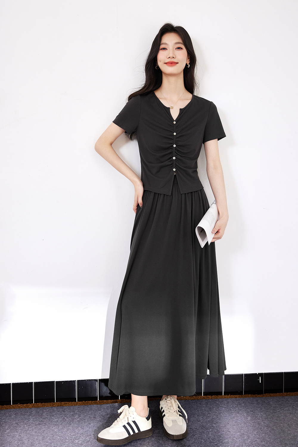 （暂无定价）Fashion Temperament Umbrella Skirt Suit