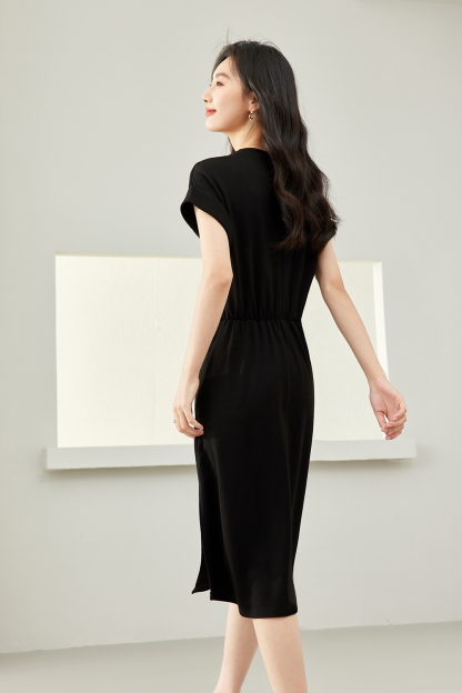 Printed Round Neck Dress