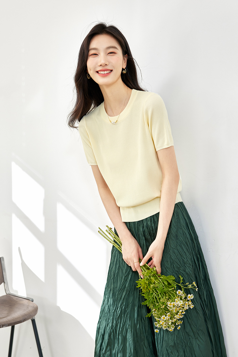 Lightweight Split-Slit Sweater