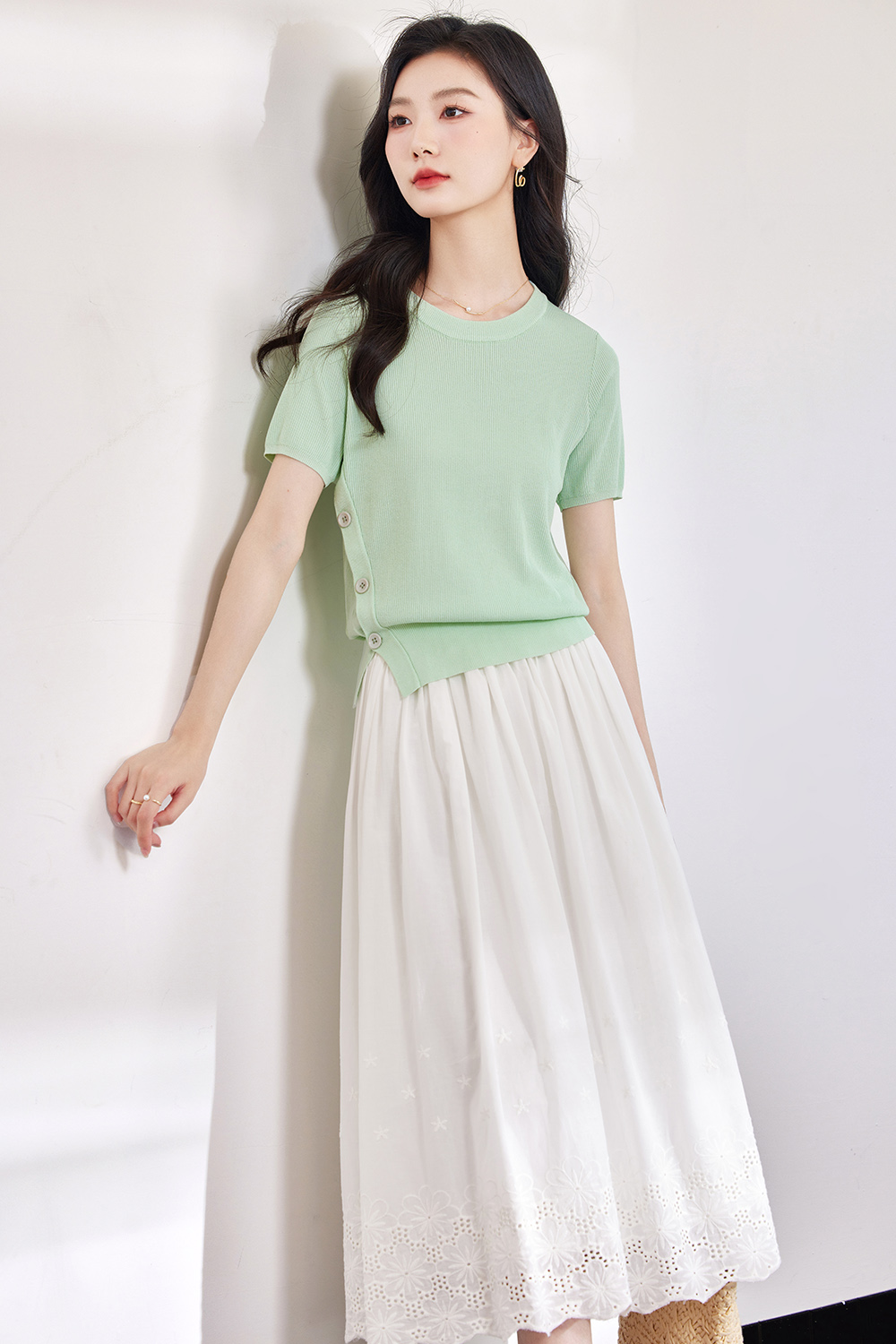 Lightweight Split-Slit Sweater